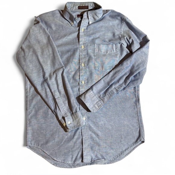 Ralph Lauren Other - VTG Y2K Chaps Ralph Lauren Blue Oxford OCBD Shirt 15.5 32/33 Button-Down